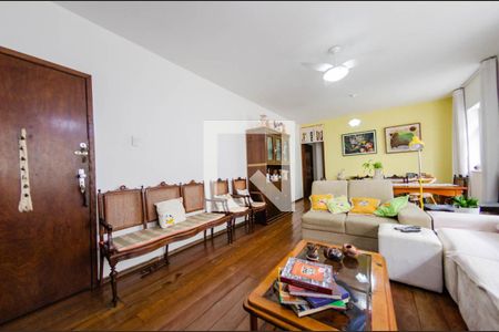 Sala de apartamento à venda com 3 quartos, 110m² em Coração de Jesus, Belo Horizonte