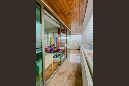 Varanda da Sala de apartamento para alugar com 3 quartos, 190m² em Mooca, São Paulo
