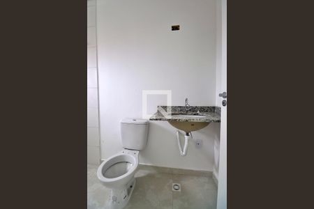 Banheiro da Suíte de apartamento à venda com 2 quartos, 100m² em Parque Oratorio, Santo André