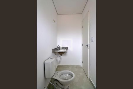 Banheiro da Suíte de apartamento à venda com 2 quartos, 100m² em Parque Oratorio, Santo André