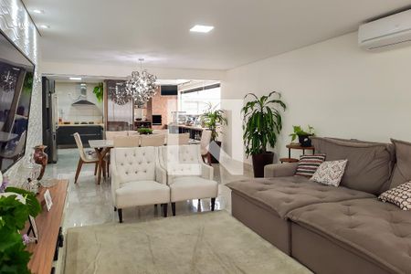 Sala de apartamento à venda com 4 quartos, 200m² em Vila Caminho do Mar, São Bernardo do Campo