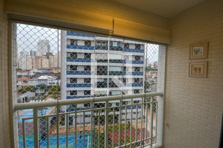 Varanda da Sala de apartamento à venda com 2 quartos, 52m² em Vila Gumercindo, São Paulo