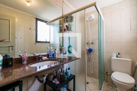 Banheiro da Suíte de apartamento para alugar com 3 quartos, 90m² em Vila Clementino, São Paulo