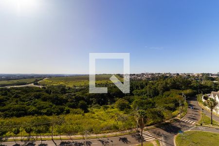 Vista da varanda de apartamento à venda com 3 quartos, 108m² em Loteamento Residencial Vila Bella Dom Pedro, Campinas