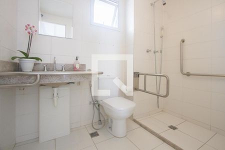 Banheiro Suíte 1 de apartamento à venda com 4 quartos, 138m² em Jardim Caravelas, São Paulo