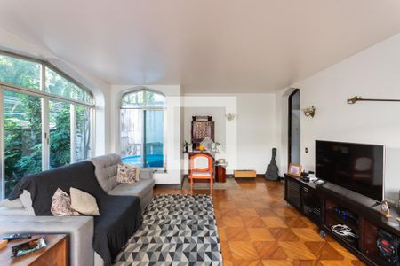 Sala de estar de casa à venda com 5 quartos, 350m² em Tijuca, Rio de Janeiro