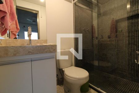 Banheiro da suíte de apartamento à venda com 2 quartos, 74m² em Jardim Novo Santo Amaro, São Paulo