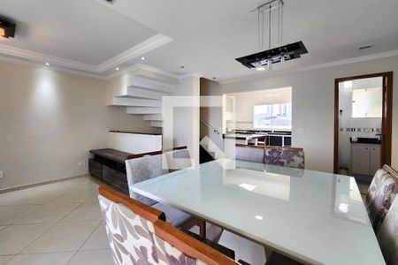 Sala de casa de condomínio à venda com 3 quartos, 170m² em Taboão, São Bernardo do Campo