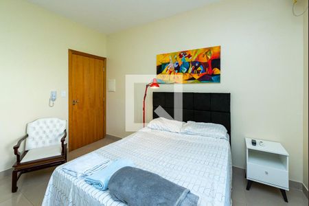 Quarto - Cama de Casal de apartamento para alugar com 1 quarto, 32m² em Paquetá, Belo Horizonte