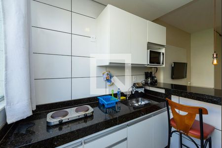 Cozinha de apartamento para alugar com 1 quarto, 32m² em Paquetá, Belo Horizonte
