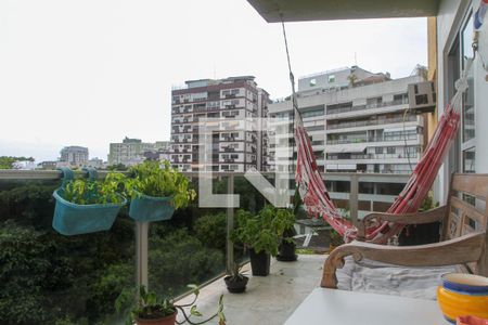 Varanda da Sala de apartamento para alugar com 3 quartos, 108m² em Jardim Botânico, Rio de Janeiro