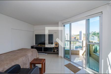 Sala de apartamento à venda com 1 quarto, 70m² em Vale do Sereno, Nova Lima