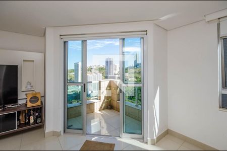 Sala de apartamento à venda com 1 quarto, 70m² em Vale do Sereno, Nova Lima
