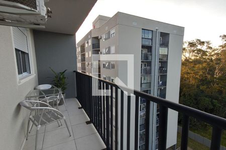 Sacada da Sala de apartamento para alugar com 1 quarto, 46m² em Scharlau, São Leopoldo