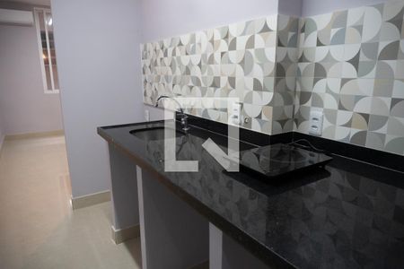 Cozinha de apartamento para alugar com 1 quarto, 22m² em Botafogo, Rio de Janeiro