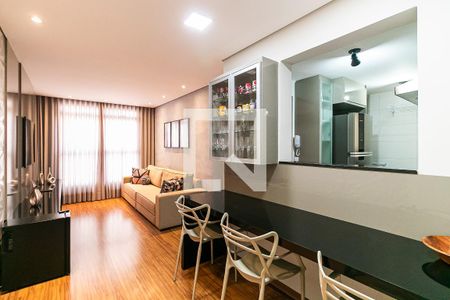 Sala de apartamento à venda com 2 quartos, 64m² em Candelária, Belo Horizonte