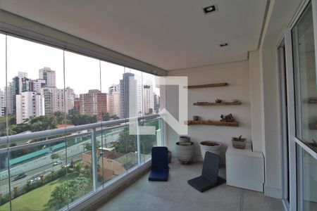 Varanda de apartamento para alugar com 1 quarto, 50m² em Campo Belo, São Paulo