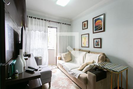Sala de apartamento à venda com 3 quartos, 76m² em Vila Bertioga, São Paulo