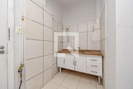 Cozinha de apartamento para alugar com 1 quarto, 30m² em Santa Efigênia, São Paulo