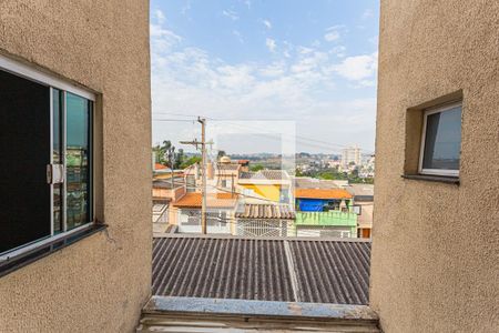 Vista da Sala de apartamento à venda com 3 quartos, 104m² em Vila Pires, Santo André