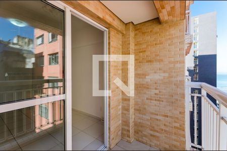 Varanda de apartamento para alugar com 2 quartos, 55m² em José Menino, Santos