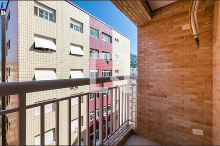 Varanda de apartamento para alugar com 2 quartos, 55m² em José Menino, Santos