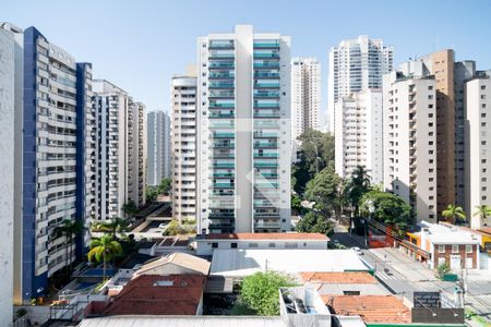 Sala - Vista de apartamento para alugar com 3 quartos, 80m² em Cidade Monções, São Paulo