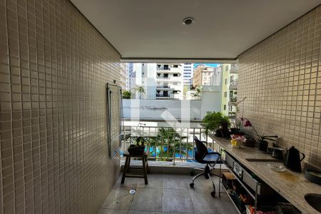 varanda de apartamento para alugar com 1 quarto, 55m² em Aclimação, São Paulo