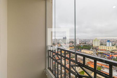 Varanda da Sala de apartamento à venda com 2 quartos, 56m² em Vila Príncipe de Gales, Santo André