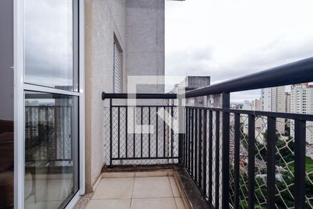 Varanda da Sala de apartamento à venda com 2 quartos, 54m² em Jardim Caboré, São Paulo