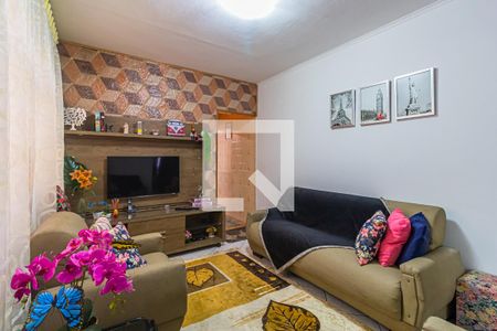 Sala de casa à venda com 3 quartos, 133m² em Vila Guaraciaba, Santo André