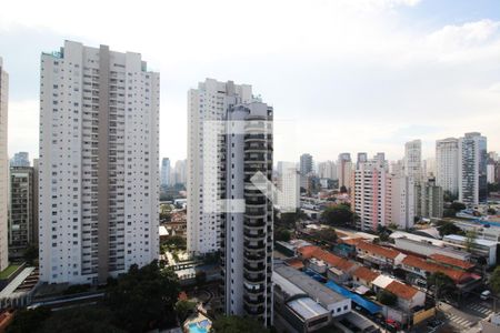 Vista  de kitnet/studio para alugar com 1 quarto, 28m² em Vila Olímpia, São Paulo