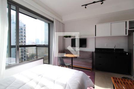 Suíte  de kitnet/studio para alugar com 1 quarto, 28m² em Vila Olímpia, São Paulo