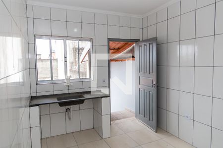 Cozinha de casa para alugar com 1 quarto, 40m² em Casa Grande, Diadema