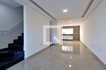 Sala de casa à venda com 3 quartos, 170m² em Campestre, Santo André