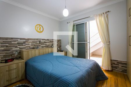 Quarto 1 - Suíte de casa à venda com 2 quartos, 153m² em Vila Tibiriçá, Santo André