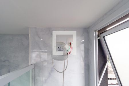 Detalhe - Banheiro de kitnet/studio para alugar com 1 quarto, 19m² em Brás, São Paulo