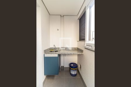 Varanda - Área de Serviço de apartamento para alugar com 1 quarto, 28m² em Bela Vista, São Paulo