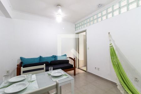 Sala de kitnet/studio para alugar com 1 quarto, 32m² em Aviação, Praia Grande