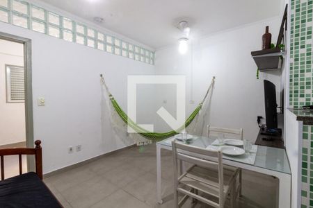 Sala de kitnet/studio para alugar com 1 quarto, 32m² em Aviação, Praia Grande