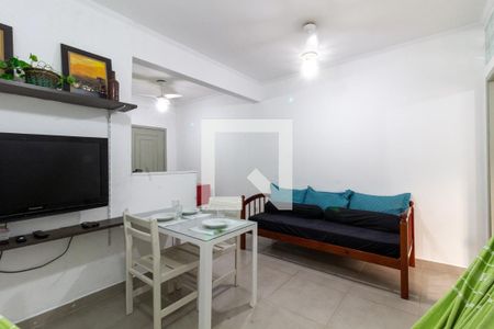 Sala de kitnet/studio para alugar com 1 quarto, 32m² em Aviação, Praia Grande