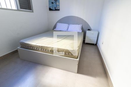 Detalhe do quarto de kitnet/studio para alugar com 1 quarto, 32m² em Aviação, Praia Grande