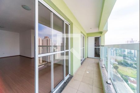 Varanda da Sala e quartos de apartamento para alugar com 3 quartos, 107m² em Vila Guiomar, Santo André