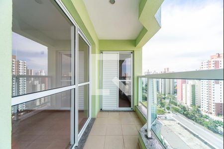 Varanda da Sala e quartos de apartamento para alugar com 3 quartos, 107m² em Vila Guiomar, Santo André