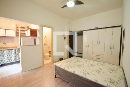 Sala - quarto de apartamento para alugar com 1 quarto, 25m² em Flamengo, Rio de Janeiro