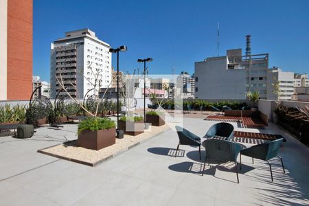 Terraço de kitnet/studio à venda com 1 quarto, 26m² em Bela Vista, São Paulo