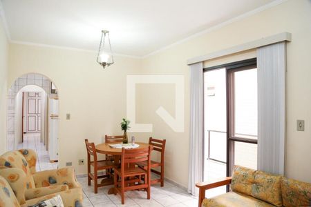 Sala de apartamento para alugar com 1 quarto, 50m² em Aviação, Praia Grande