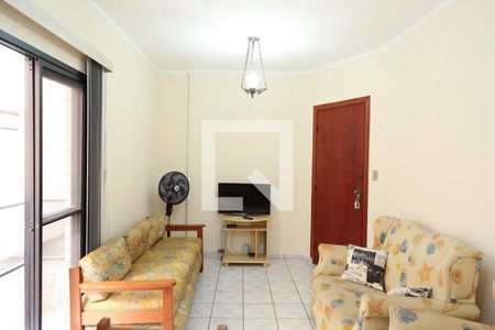 Sala de apartamento para alugar com 1 quarto, 50m² em Aviação, Praia Grande