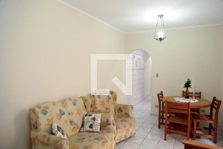 Sala de apartamento para alugar com 1 quarto, 50m² em Aviação, Praia Grande