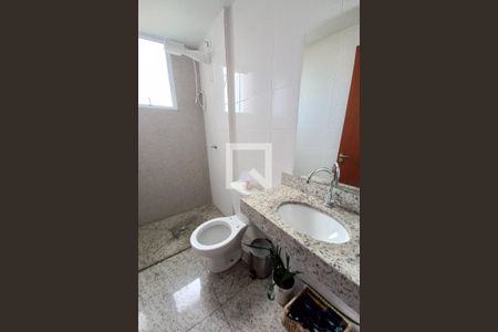 Banheiro de apartamento à venda com 2 quartos, 50m² em Piratininga (venda Nova), Belo Horizonte